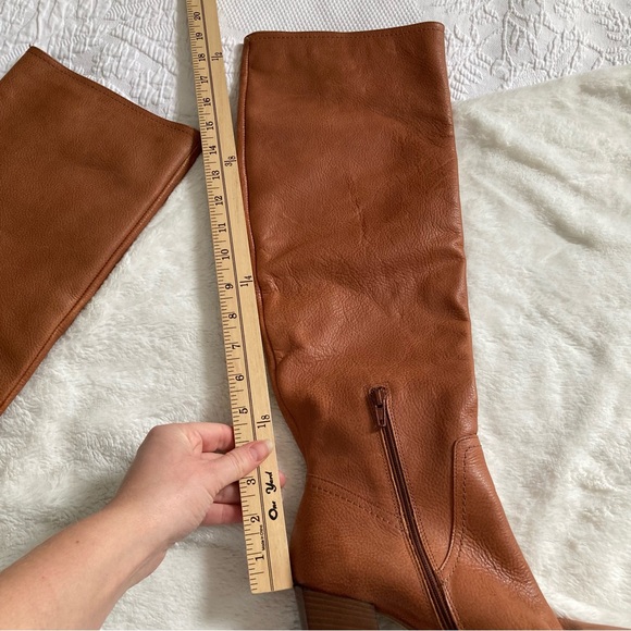 Free People Riley tall slouch boots pebble leather size 39, 8.5-9 - Picture 7 of 16